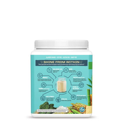 Sunwarrior Collagen Building Protein Peptides Tahitian Vanilla Powder
