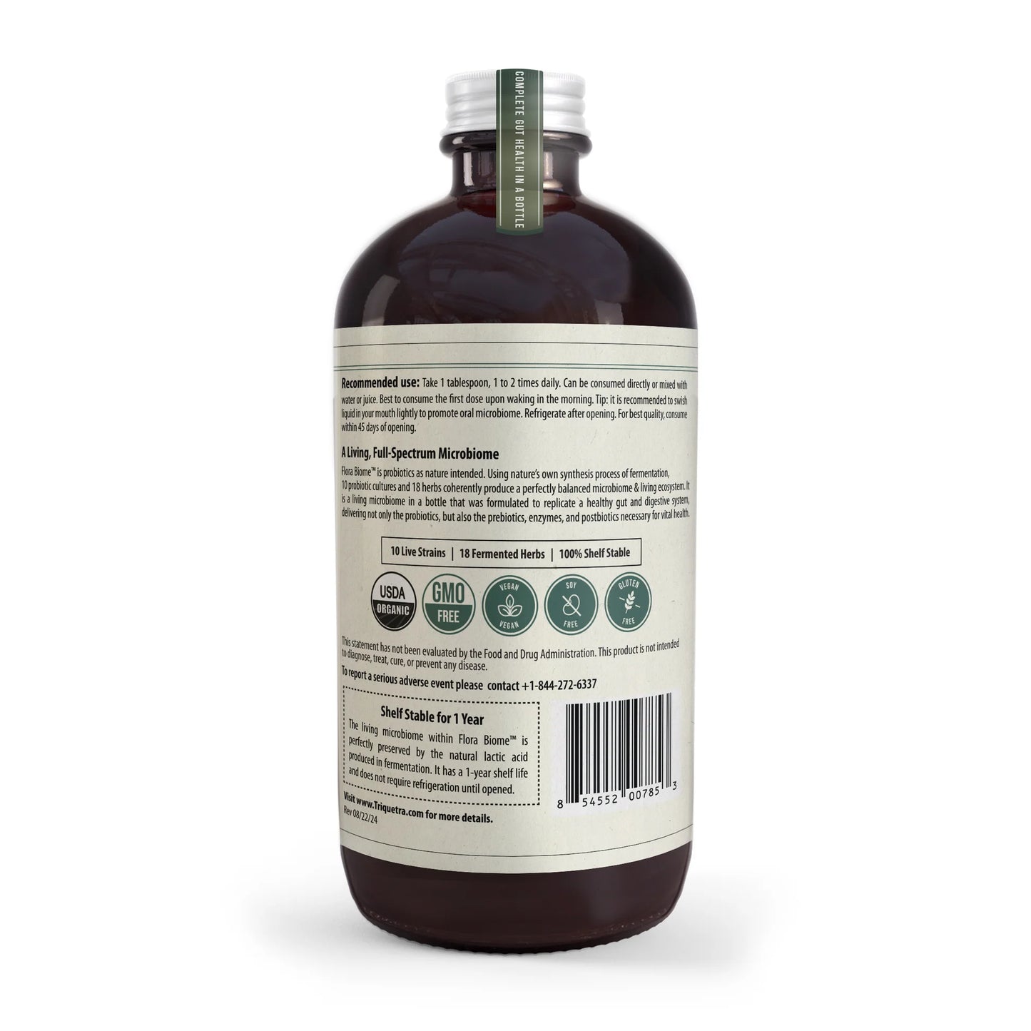 Flora Biome Live Probiotic Liquid Organic