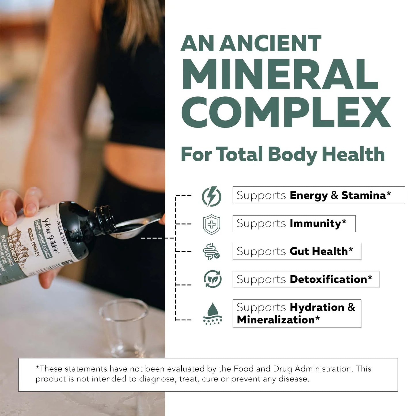 Triquetra Flora Fulvic + Humic Acid Complex Liquid
