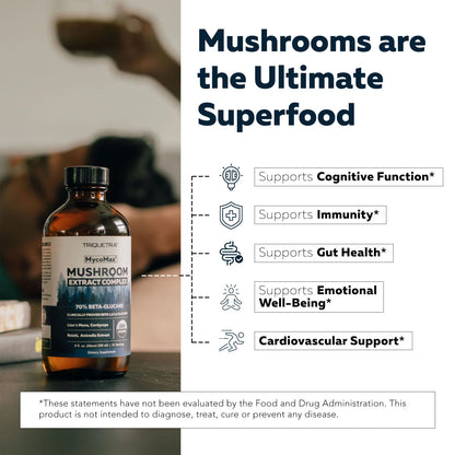 Triquetra MycoMax Mushroom Extract Complex Liquid Organic
