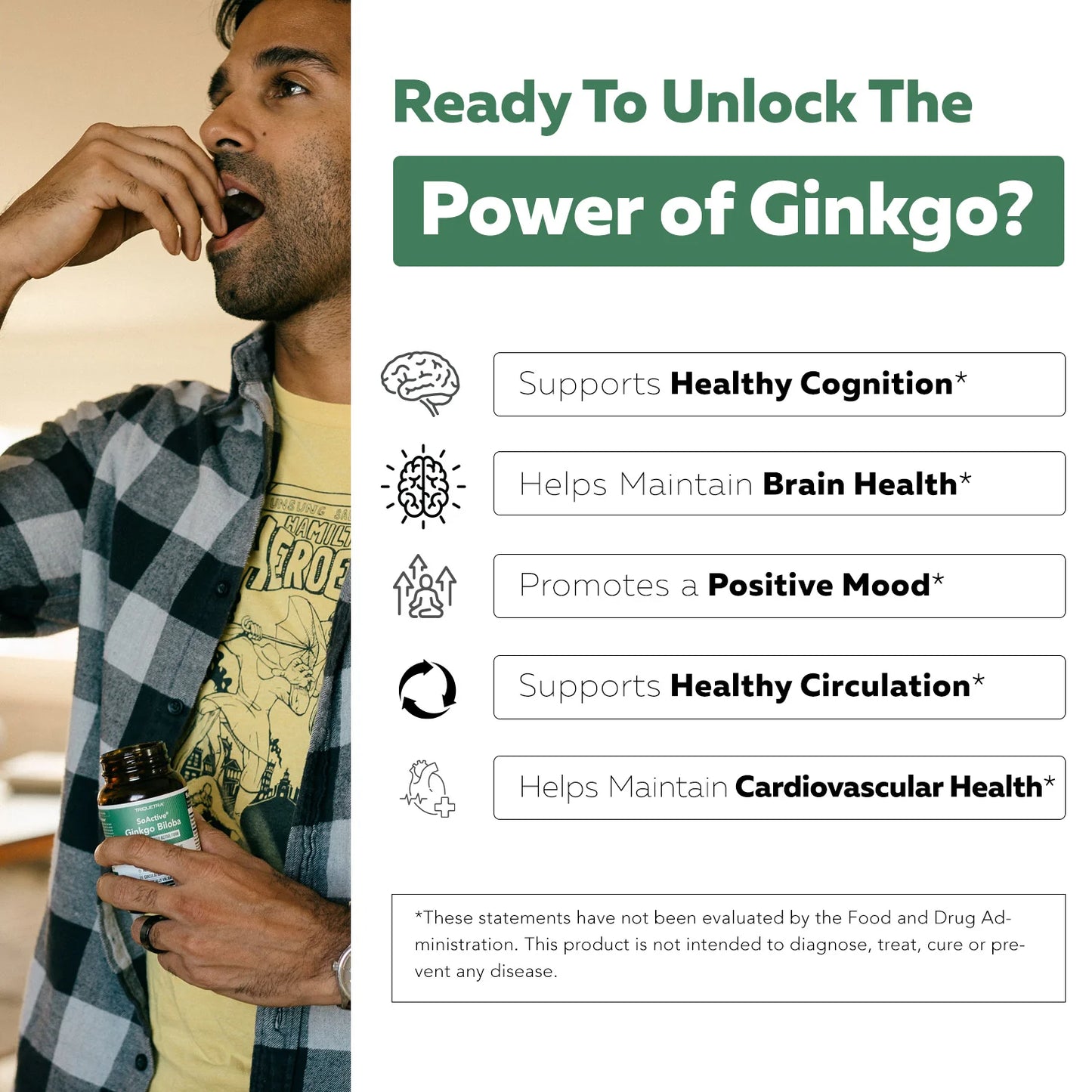 Triquetra SoActive Ginkgo Biloba Phytosome Capsules