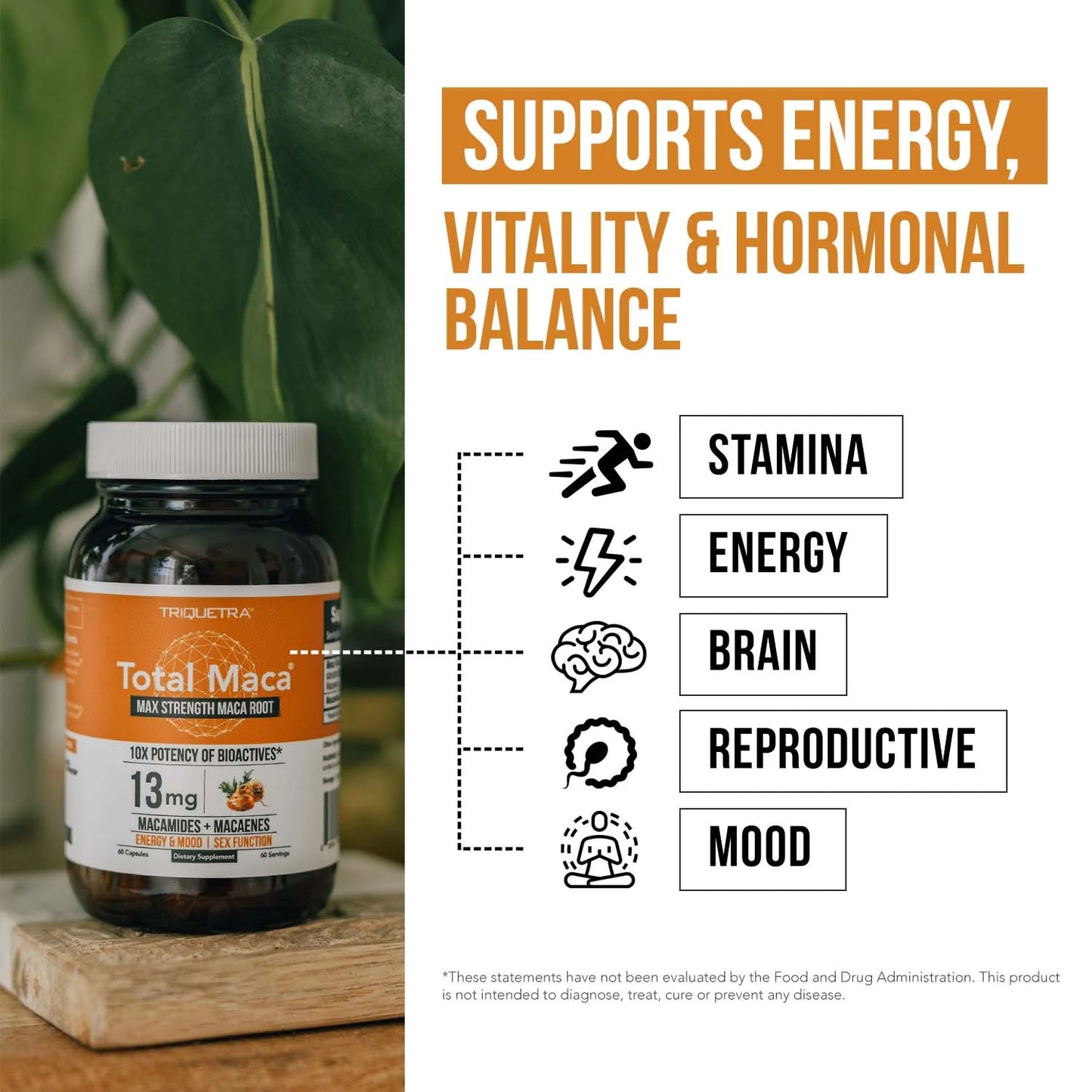 Triquetra Total Maca Root Extract Capsules