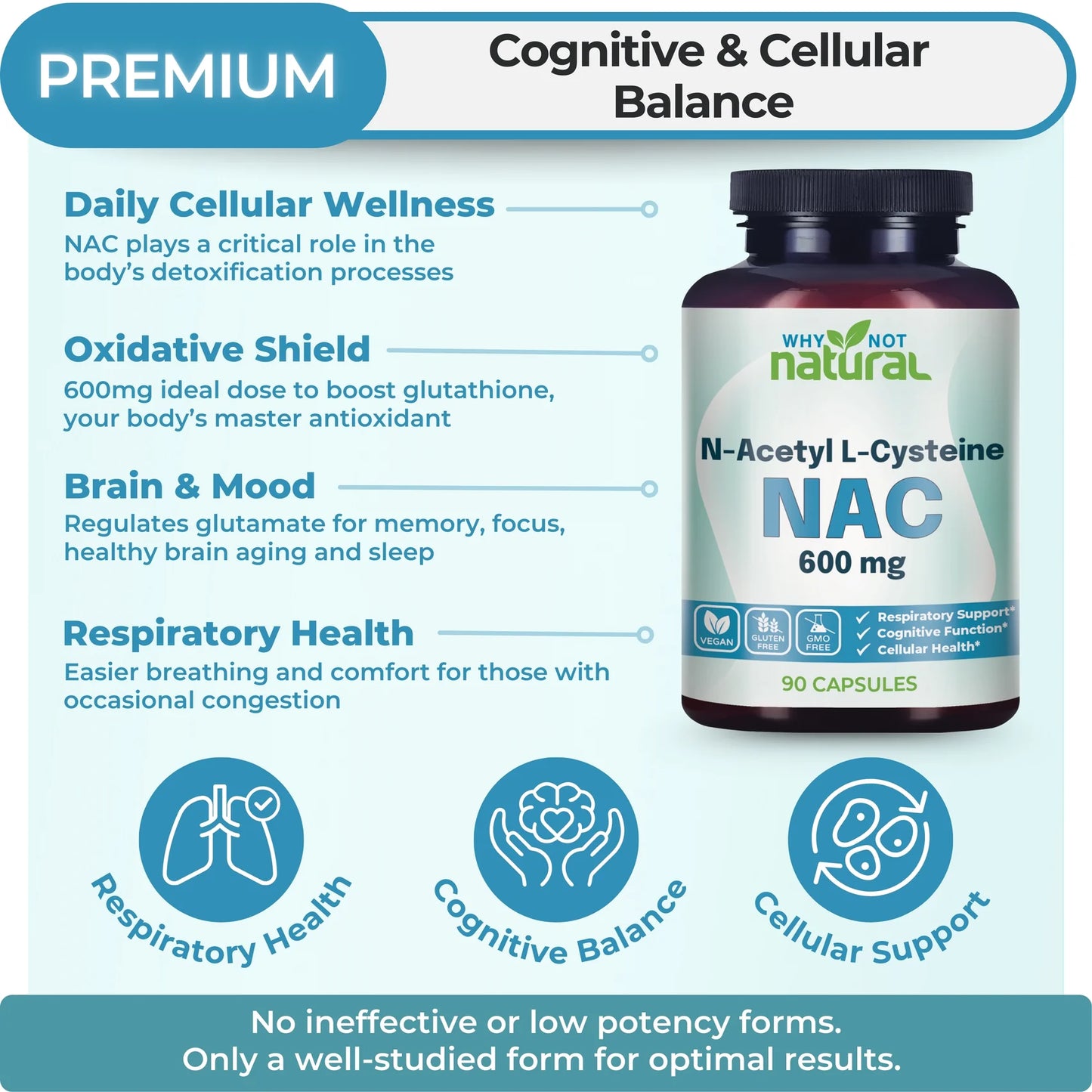 Why Not Natural NAC Capsules