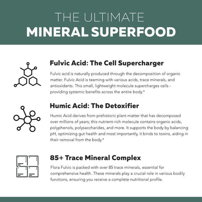 Triquetra Flora Fulvic + Humic Acid Complex Capsules