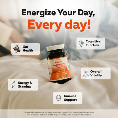 MycoMax Cordyceps Mushroom Extract Organic