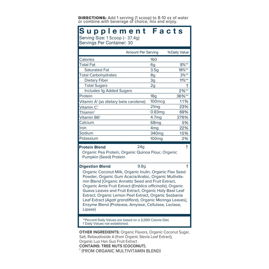 Complete Protein Organic