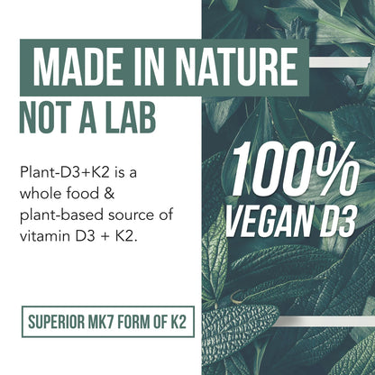 Plant-D3® Vitamin D3 + K2 5,000 IU Organic