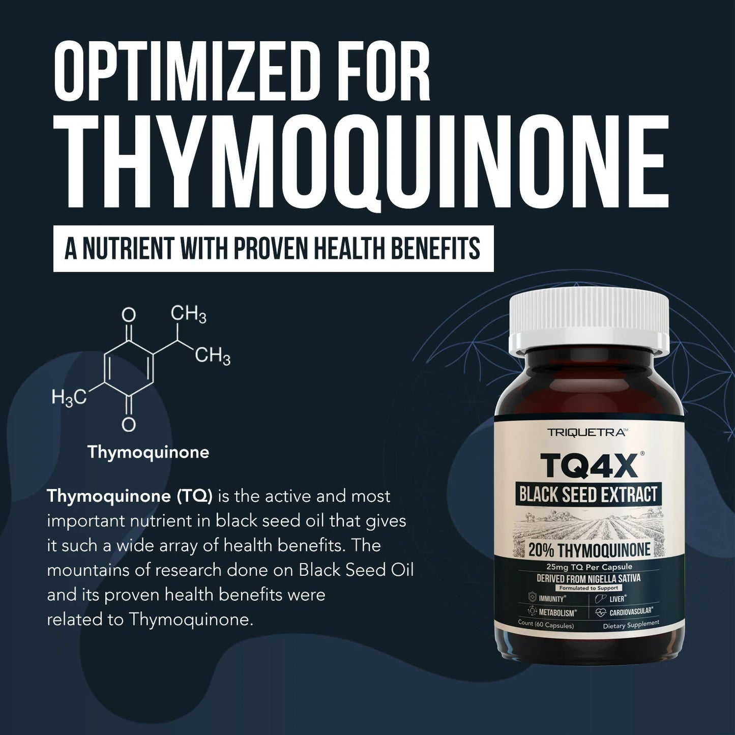 Triquetra TQ-Advanced 4X Black Seed Oil Extract Capsules