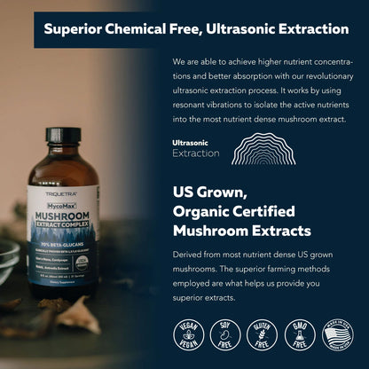 Triquetra MycoMax Mushroom Extract Complex Liquid Organic